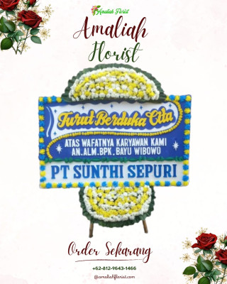 Papan Bunga Duka di Lubuk Begalung