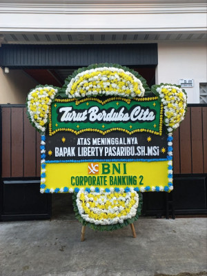 Papan Bunga Duka di Lubuk Begalung
