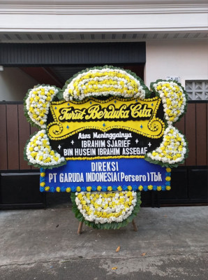 Papan Bunga Duka di Lubuk Begalung