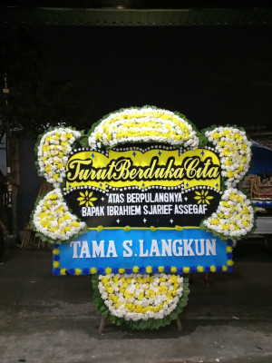 Papan Bunga Duka di Lubuk Begalung