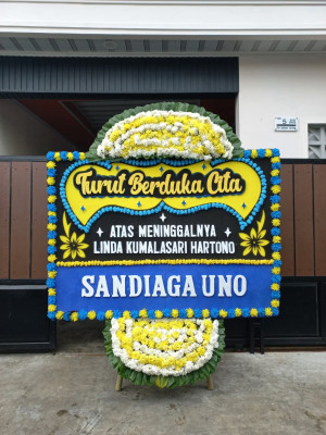 Papan Bunga Duka di Lubuk Begalung