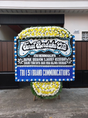 Papan Bunga Duka di Lubuk Begalung